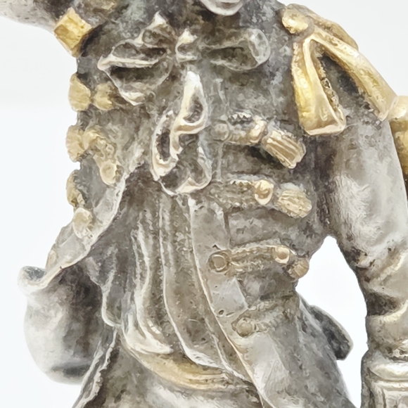 Antique Silver Figural Wax Seal Desk Stamp Statue Armoured Knight HTF OOAK - Picture 16 of 16